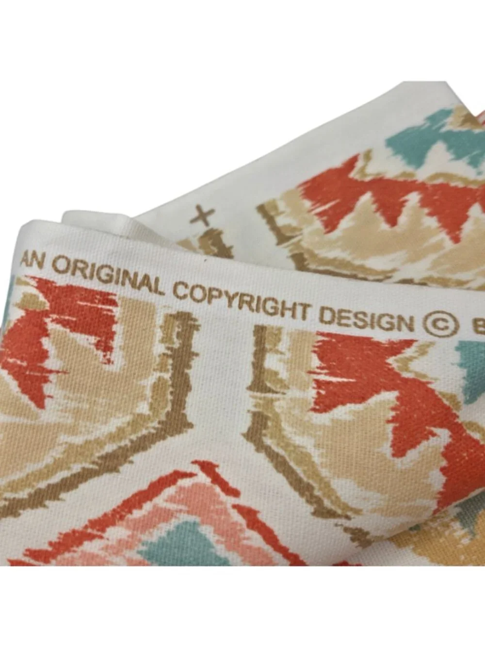 Southwestern Screen Print Fabric Mill Creek Ramzy Oasis Cotton Aztec 1 Yard